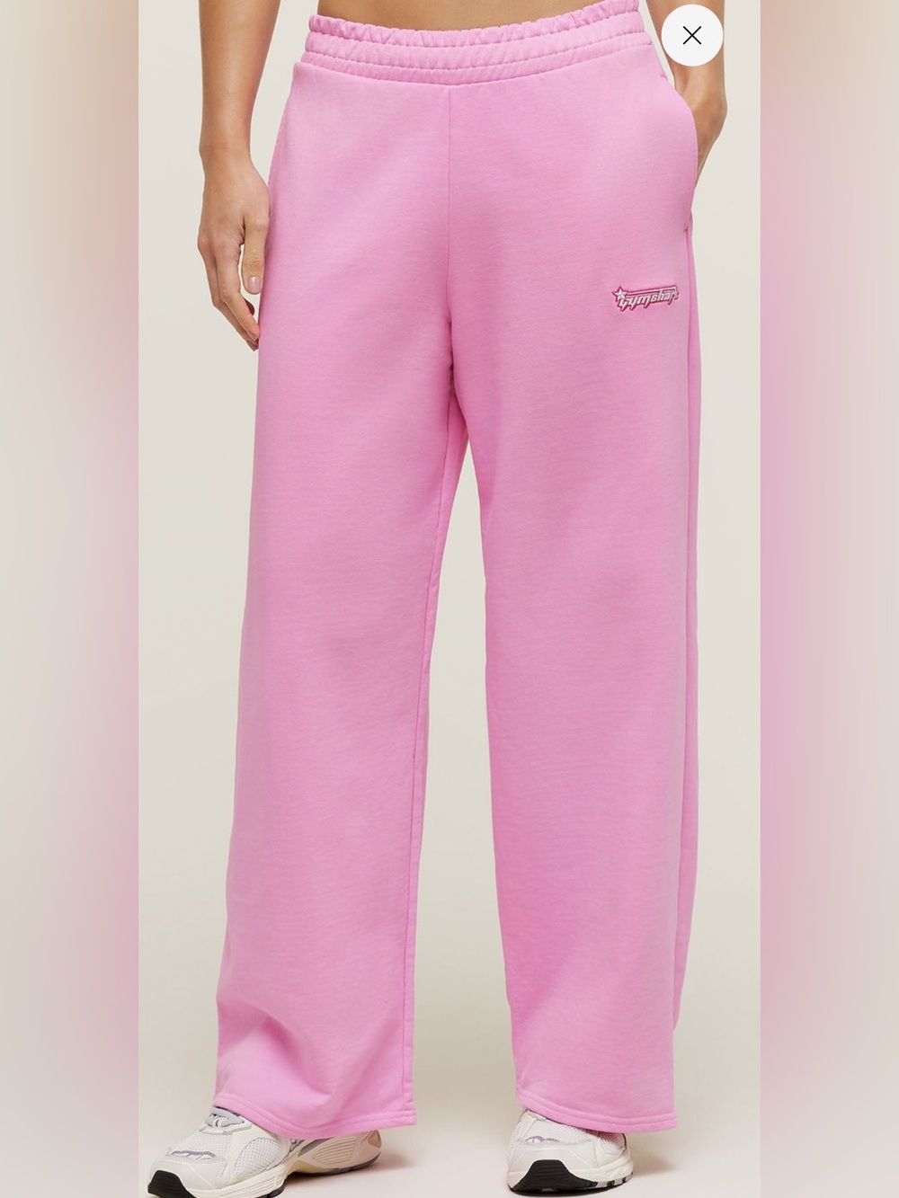 Gymshark x Bratz Script Embroidery Wide Leg Pants - Picture 2 of 5